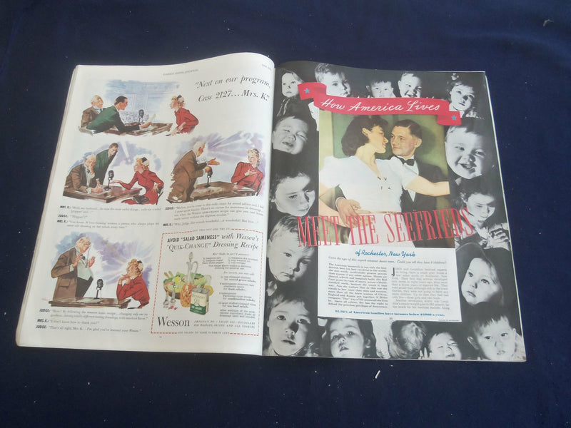 1942 JUNE LADIES HOME JOURNAL MAGAZINE-2ND LIEUTENANTS SHOULDN'T MARRY- ST 1115W