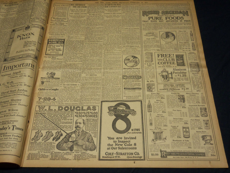 1915 FEBRUARY 25 NEW YORK TIMES - ALLIES CONSULT WILSON ON BLOCKADE END- NT 7774