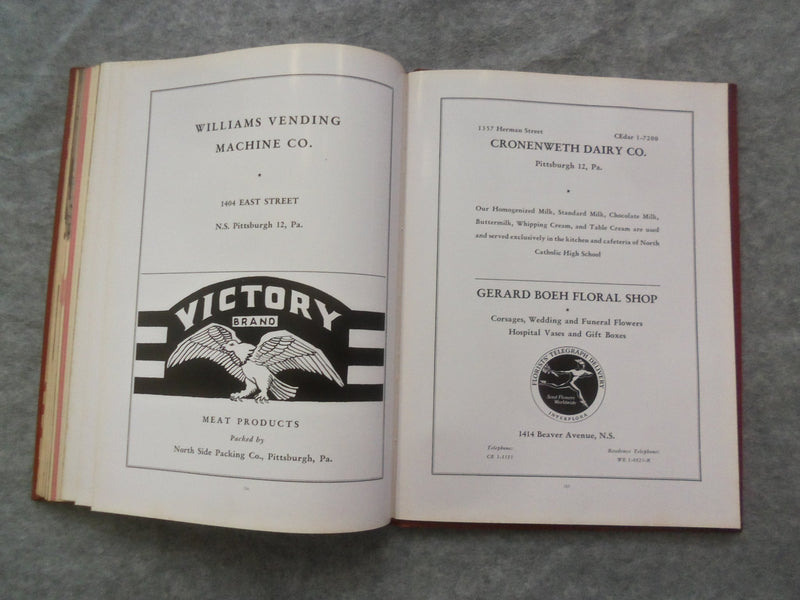 1951 TROJAN NORTH CATHOLIC HIGH SCHOOL YEARBOOK - PITTSBURGH, PA - YB 3177