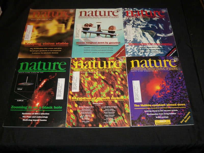 1989-1995 NATURE MAGAZINE LOT OF 30 ISSUES - NICE COVERS & PHOTOS - O 2804