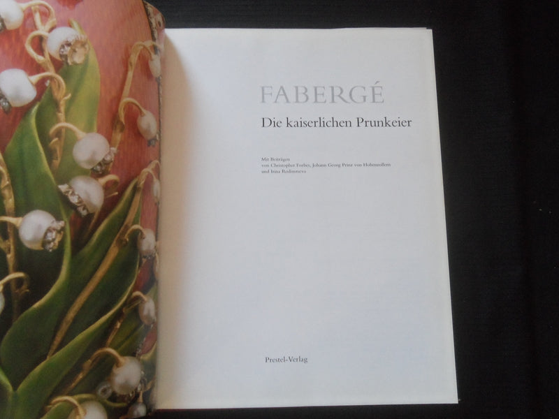 1989FABERGE - DIE KAISERLICHEN PRUNKEIER HARDCOVER BOOK - R 734S