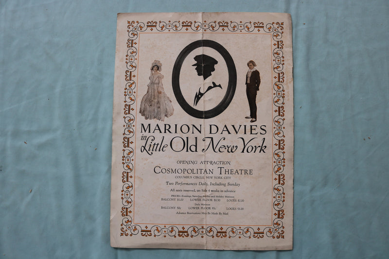 1923 IN LITTLE OLD NEW YORK - MARION DAVIES PROMO BOOK - SOFTCOVER - K 2546