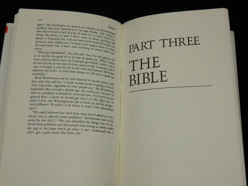 1982 CULT OF THE ATOM HARDCOVER BOOK BY DANIEL FORD - KD 6516