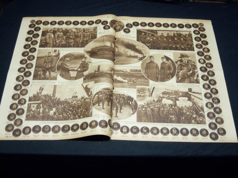1919 MARCH 9 NEW YORK TIMES PICTURE SECTION - CURTISS AIRPLANE CO. - NT 8843