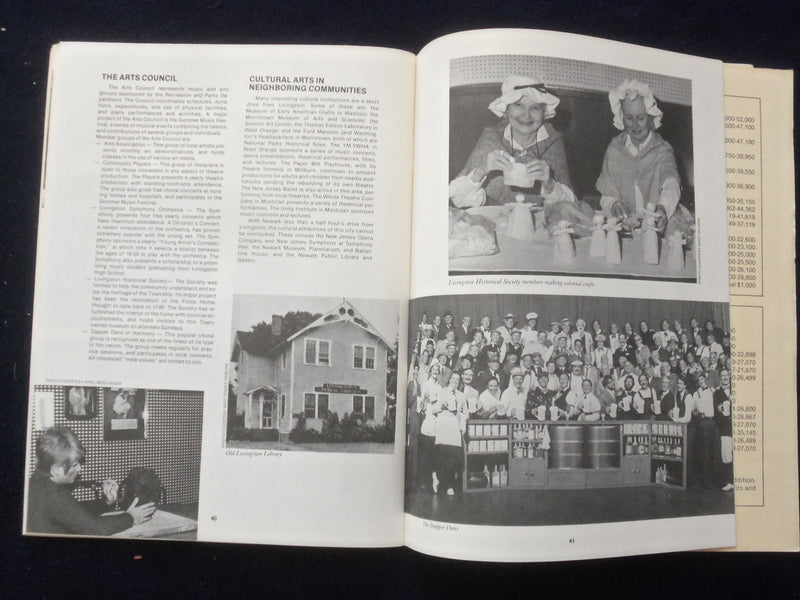 1981 FOCUS ON LIVINGSTON SOFTCOVER BOOK - TOWN HANDBOOK - K 182
