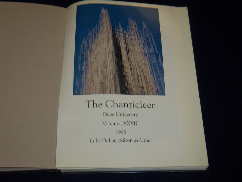 1995 THE CHANTICLEER DUKE UNIVERSITY YEARBOOK - NORTH CAROLINA - YB 475C