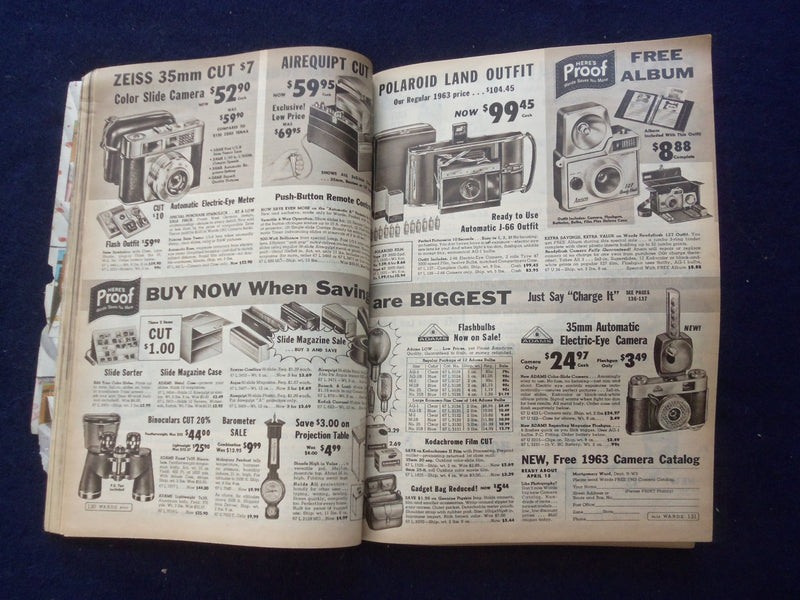 1963 WINTER MONTGOMERY WARD CATALOG - KANSAS CITY, MISSOURI - J 8474