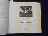 1994 DETAILS OF FRANK LLOYD WRIGHT, THE CALIFORNIA WORK HARDCOVER BOOK - KD 8593