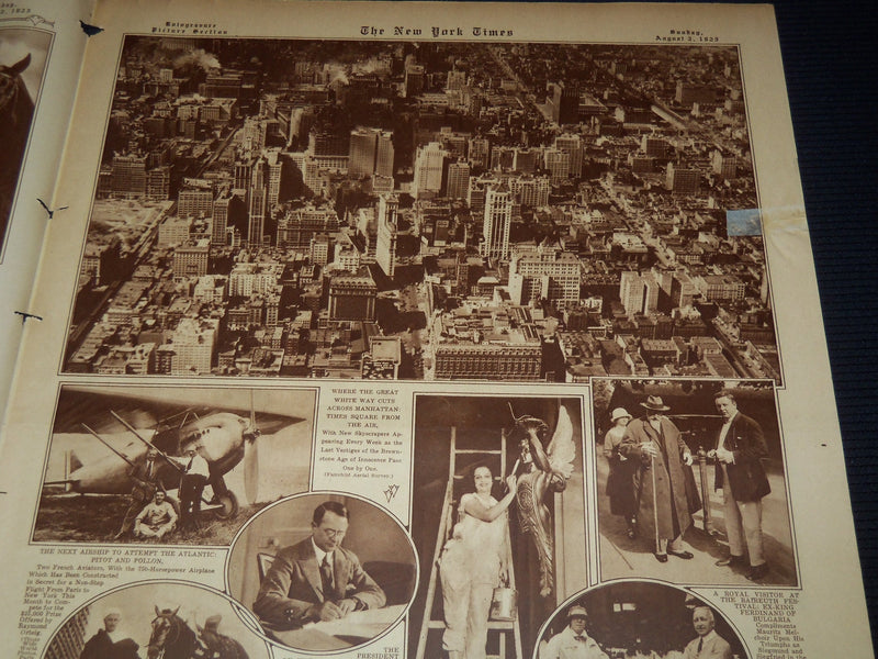 1925 AUGUST 2 NEW YORK TIMES PICTURE SECTION - BRYANS'S LAST PHOTO - NT 9484