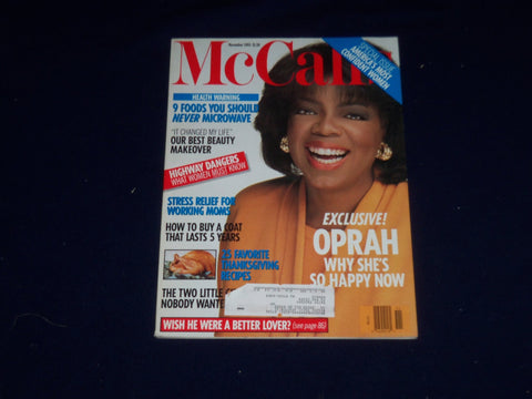 1993 NOVEMBER MCCALL'S MAGAZINE - OPRAH WINFREY COVER - SP 5092