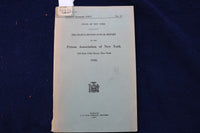 1927 PRISON ASSOCIATION OF NEW YORK ANNUAL REPORT SOFTCOVER BOOK - K 871