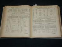 1925-1926 TABLES ANNUELLES DE CHEMIE - PHYSIQUE - BIOLOGIE LOT OF 2 - KD 4543