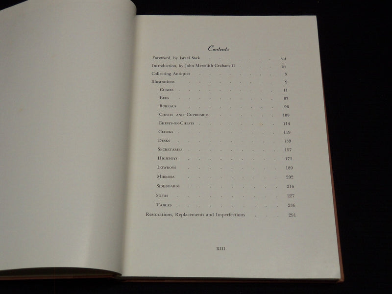 1955 FINE POINTS OF FURNITURE EARLY AMERICAN BOOK BY ALBERT SACK - KD 7752