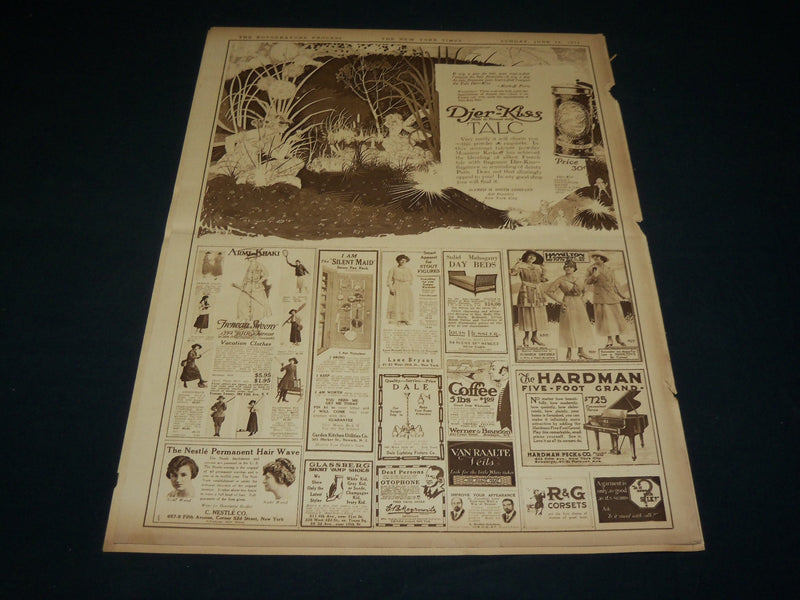 1917 JUNE 24 NEW YORK TIMES ROTO PICTURE SECTION - FORT SHERIDAN - NT 9378