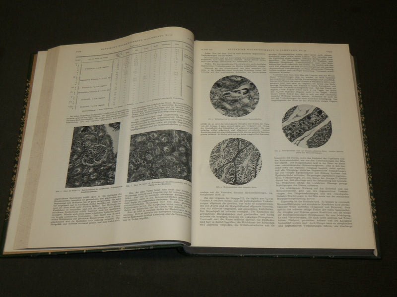 1927-1935 KLINISCHE WOCHENSCHRIFT GERMAN VOLUME LOT OF 5 - R 7