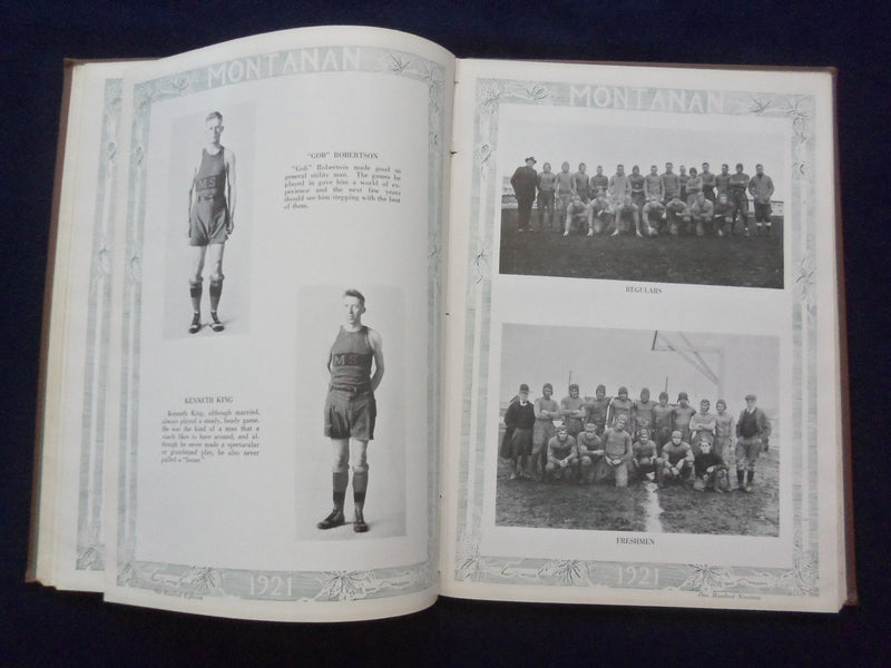 1921 MONTANAN MONTANA STATE UNIVERSITY YEARBOOK - BOZEMAN, MONTANA - YB 3083