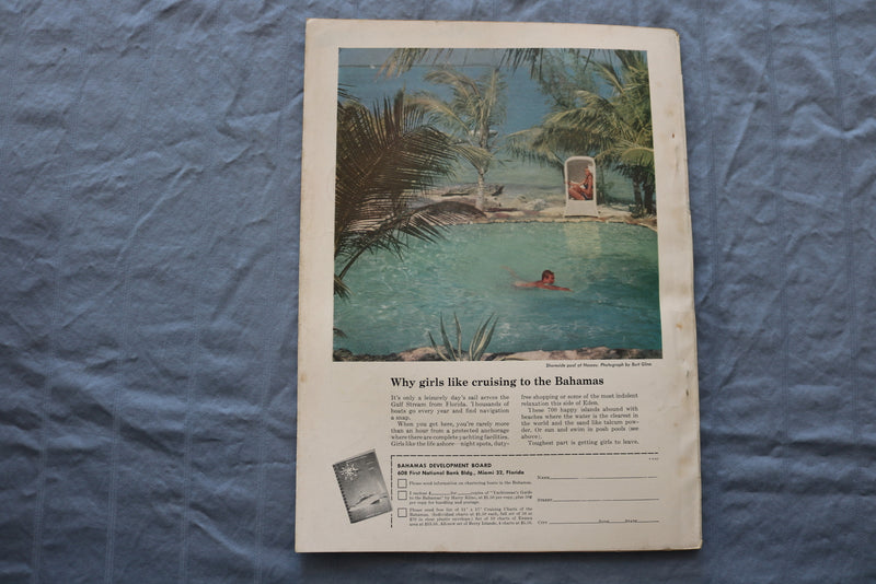 1963 SEPTEMBER YACHTING MAGAZINE - RACING AND CRUISING COVER - E 9458