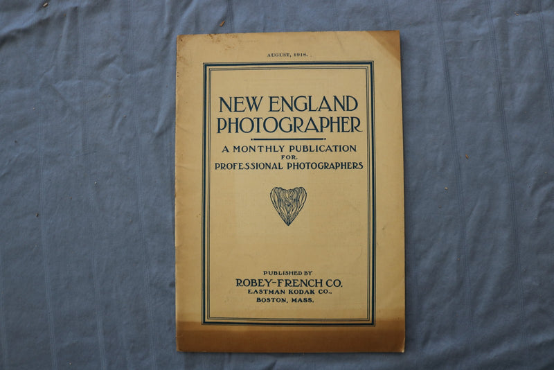 1918-1919 NEW ENGLAND PHOTOGRAPHER MAGAZINE - LOT OF 5 - O 3834
