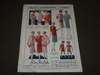 1929 BELLE JARDINIERE VETEMENTS FRENCH FASHION CATALOGUE - FR 1175