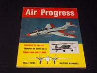 1957-1958 AIR PROGRESS MAGAZINE - NAVY PLANE FRONT COVER - E 7094