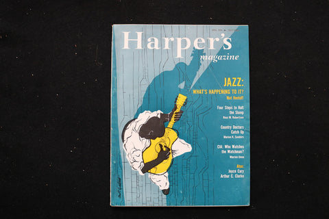 1958 APRIL HARPER'S MAGAZINE - JAZZ: WHAT'S HAPPENING TO IT? COVER - E 10627