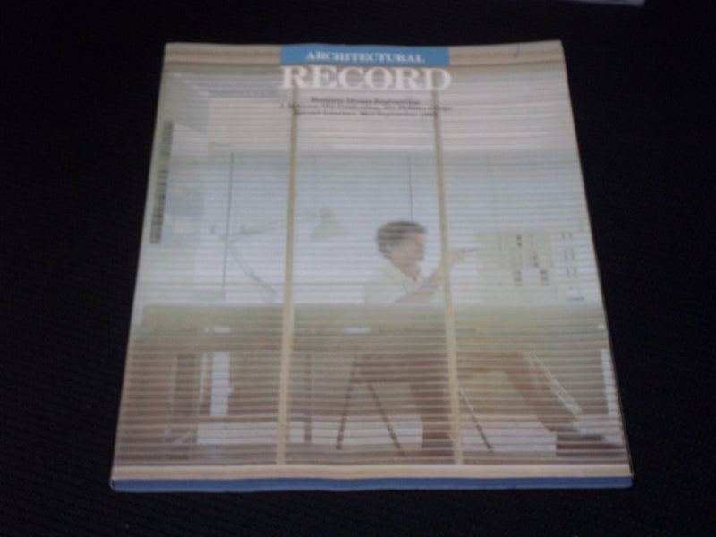 1984 MID-SEPTEMBER ARCHITECTURAL RECORD MAGAZINE - INTERIORS COVER - E 1015