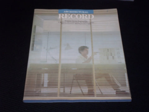 1984 MID-SEPTEMBER ARCHITECTURAL RECORD MAGAZINE - INTERIORS COVER - E 1015