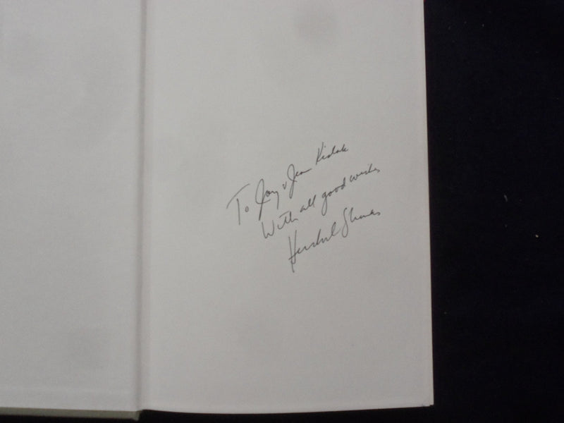 1988 ANCIENT ISRAEL HARDCOVER BOOK BY HERSHEL SHANKS - INSCRIBED - KD 9137