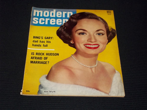1954 AUGUST MODERN SCREEN MAGAZINE - ANN BLYTH COVER - E 16818