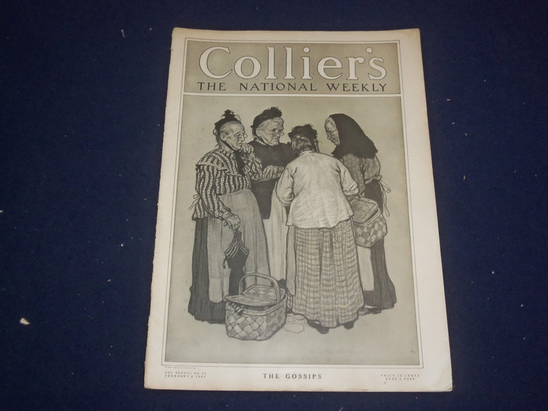 1907 FEBRUARY 2 COLLIER'S MAGAZINE - THE GOSSIPS - ST 6691