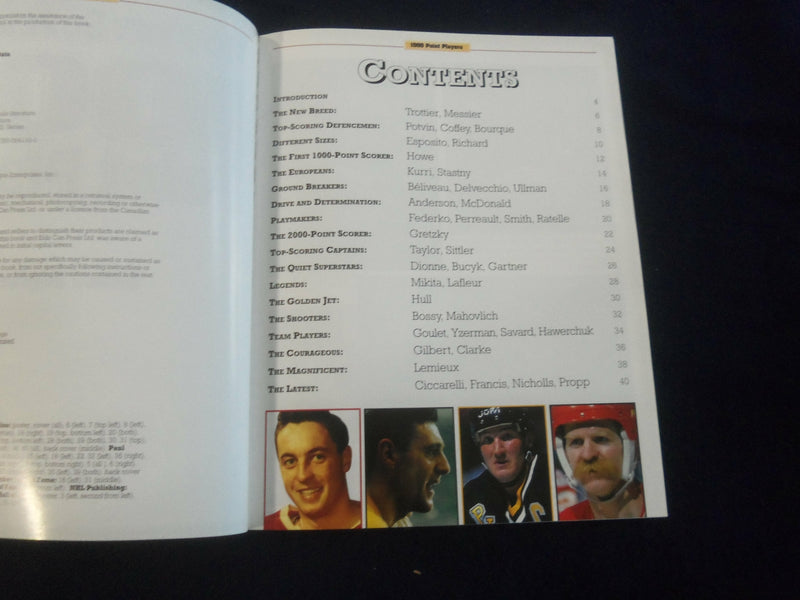 1993 HOCKEY SUPERSTARS 1000 POINT PLAYERS MAGAZINE - KIDS CAN PRESS - F 254V