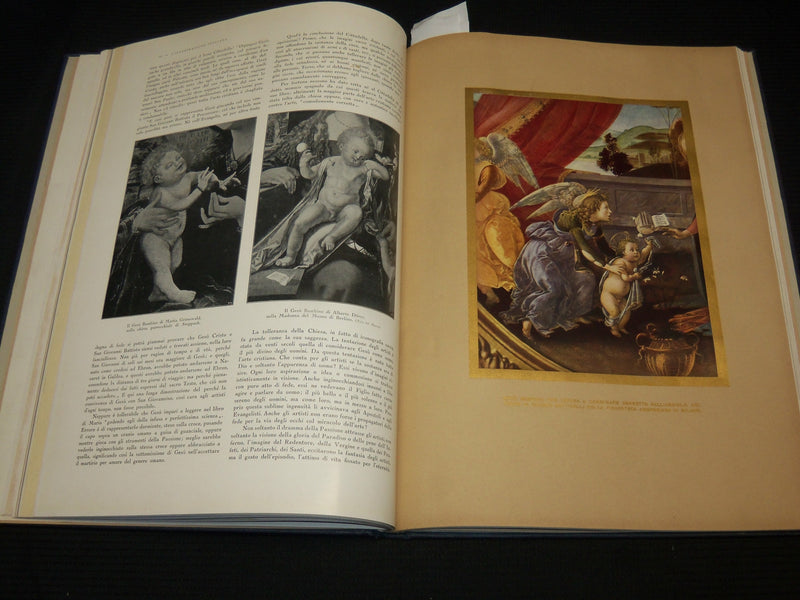1931-1932 GESU BAMBINO BOOK BY ROBERTO PAPINI - ITALIAN - GREAT PRINTS - R 732Q