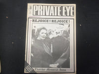 1990 DECEMBER 7 PRIVATE EYE MAGAZINE - MARGARET THATCHER FRONT COVER - E 8161