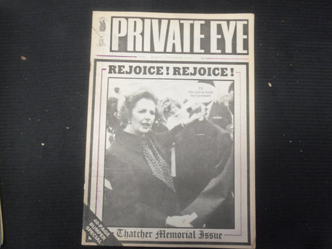 1990 DECEMBER 7 PRIVATE EYE MAGAZINE - MARGARET THATCHER FRONT COVER - E 8161