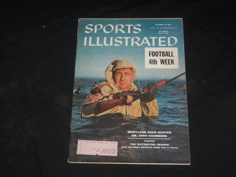 1956 OCTOBER 22 SPORTS ILLUSTRATED MAGAZINE - DR. JOHN CHAMBERS- SP 8806