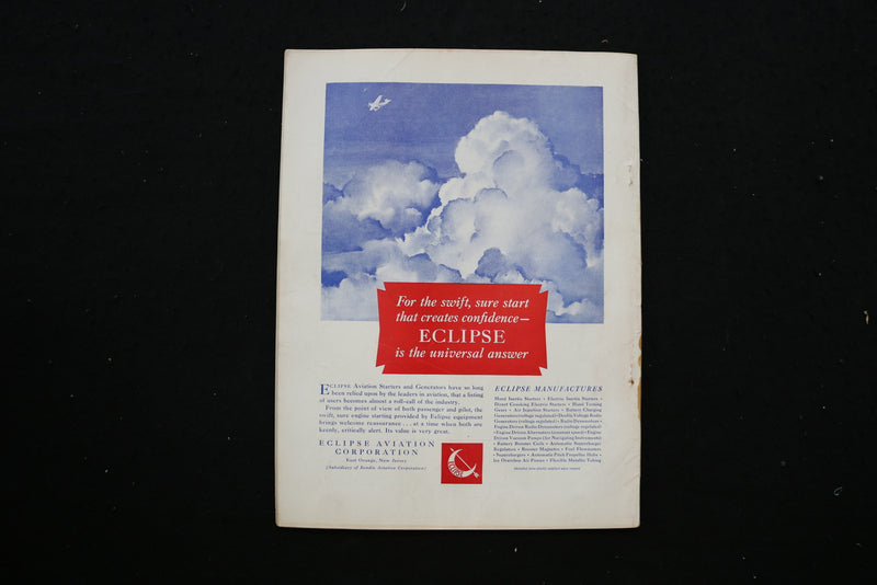 1933 SEPTEMBER AERO DIGEST MAGAZINE - NORTHROP 