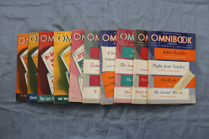 1950-1957 OMNIBOOK BEST-SELLER MAGAZINE - LOT OF 60 - O 3882
