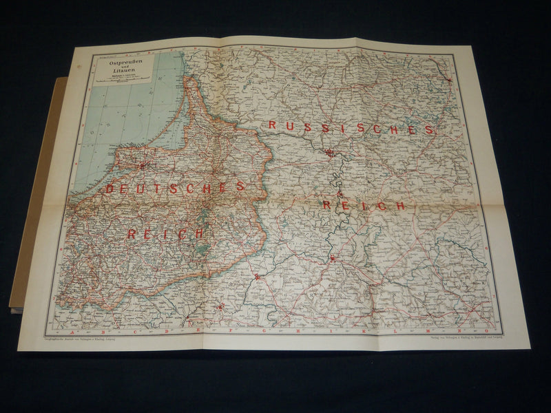 1915 DER WELTKRIEG ILLUSTRIERTE GERMAN VOLUMES LOT OF 3 - NICE MAPS - KD 4047A