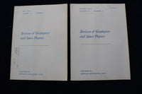 1974-1977 REVIEWS OF REOPHYSICS AND SPACE PHYSICS MAGAZINE - LOT OF 8 - O 3355