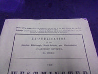 1854-1856 EDINBURGH WESTMINSTER LONDON BLACKWOOD MAGAZINE LOT OF 4 - O 1916