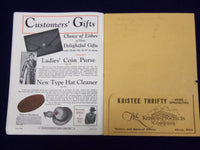 1930'S THE KRISTEE LINE THRIFTY HOME SPECIALTIES CATALOG - GREAT ADS - J 1973