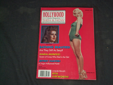 1989 AUGUST HOLLYWOOD STUDIO MAGAZINE THEN & NOW - MARILYN MONROE COVER- CW 1058