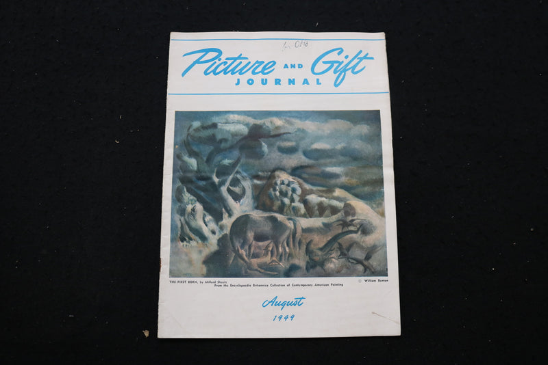 1949 AUGUST PICTURE AND GIFT JOURNAL MAGAZINE - THE FIRST BORN COVER - SP 4176A