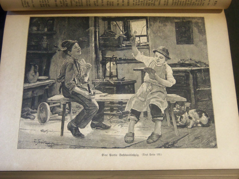 1923 FREYA ILLUSTRIERTE ZEITSCHRIFT FUR DIE FAMILIE BOUND VOLUME NO. 22- KD 4056