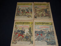 1914-1916 L'ILLUSTRE NATIONAL GUERRE EUROPEENNE MAGAZINE LOT OF 15 - O 2922C
