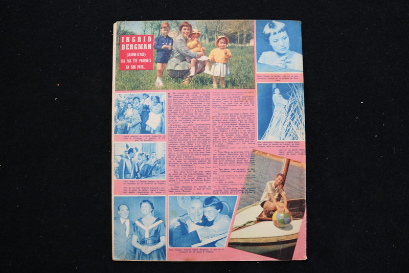 1955 FESTIVAL MAGAZINE - INGRID BERGMAN COVER - E 25947