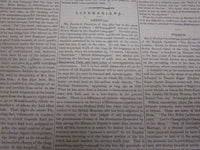 1865 THE ROUND TABLE NEWSPAPER LOT OF 14 - GREAT ARTICLES - NP 1848