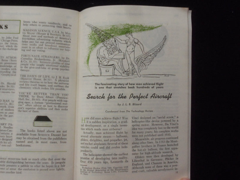1958 MAY SCIENCE DIGEST MAGAZINE - SPOTLIGHT ON SPACE - J 9964
