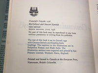 1978 BRITISH COLUMBIA CENTENNIAL ANTHOLOGY WALTERS BOOK LOT OF 3 - KD 2609