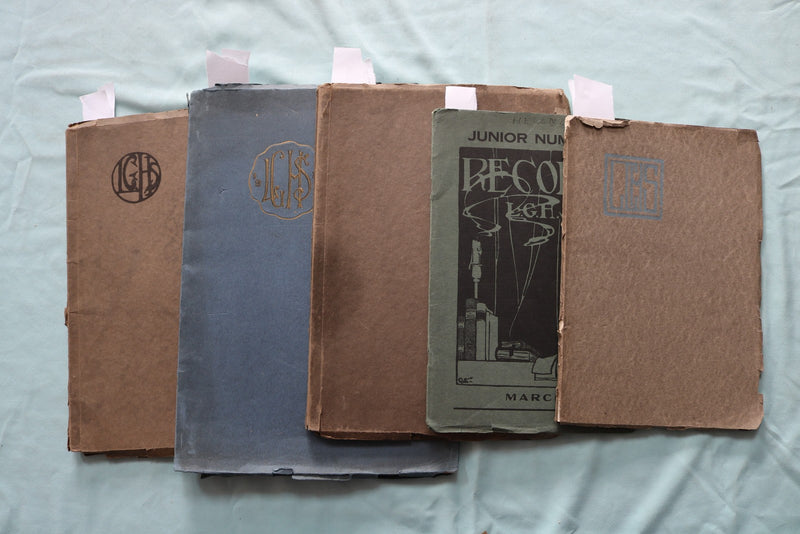 1914-1923 LOUISVILLE GIRLS HIGH SCHOOL YEARBOOKS - LOT OF 5 - K 3330